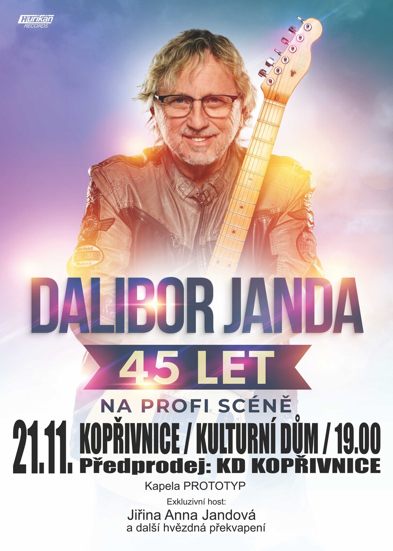 KONCERT: Dalibor Janda 45 let na profi scéně